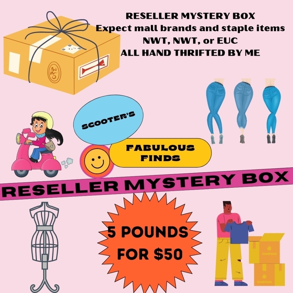Reseller MYSTERY BOXES 5 lbs. FOR $50